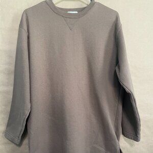 Paul Harris Brown Crew Neck Sweatshirt, Men's Size Large